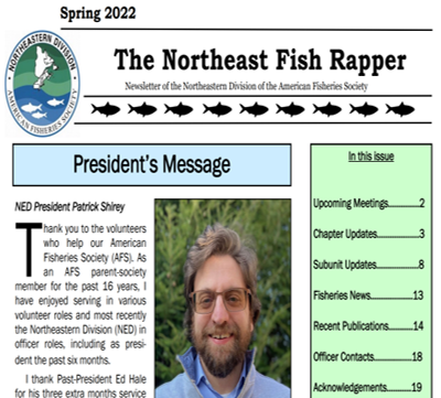 Spring 2022 NED Newsletter slide